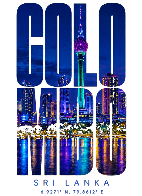 Colombo Neon Skyline - Black