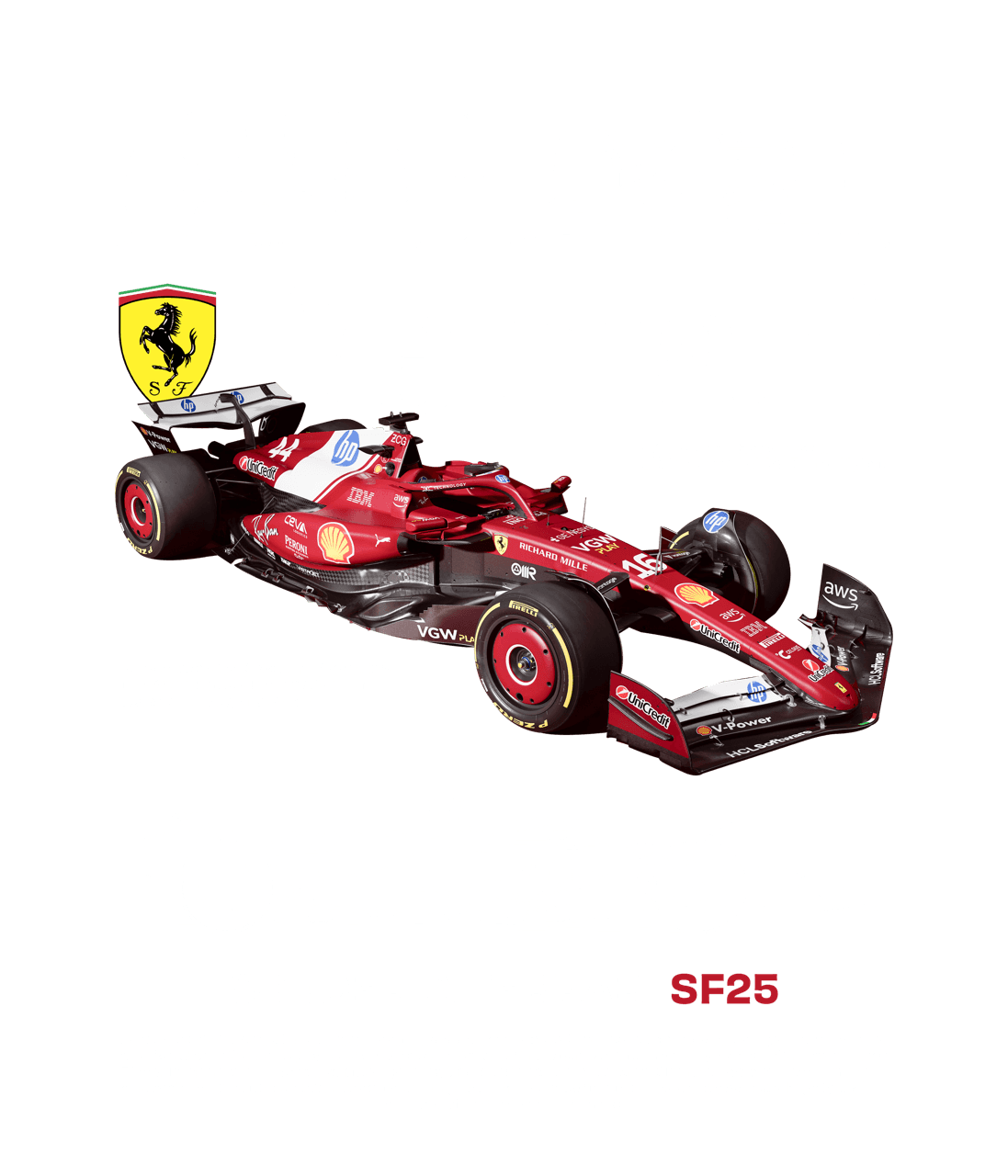 Scuderia Ferrari SF25 Blueprint