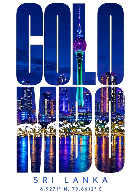 Colombo Neon Skyline - Black