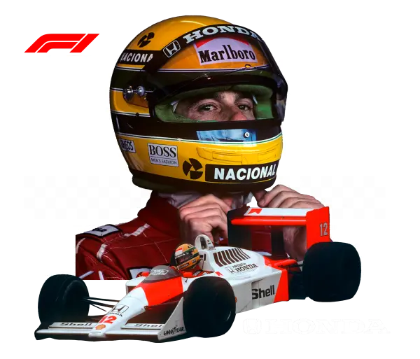 Ayrton Senna Helmet Legacy - Black
