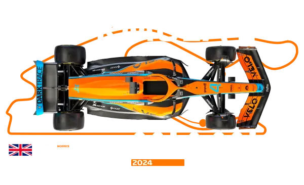 Lando Norris Miami 2024 - Black