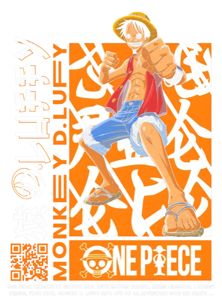 Monkey D. Luffy Orange Panel