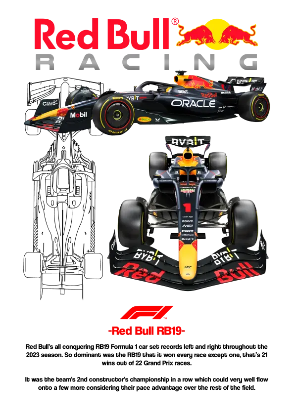 Red Bull RB19 Technical - White