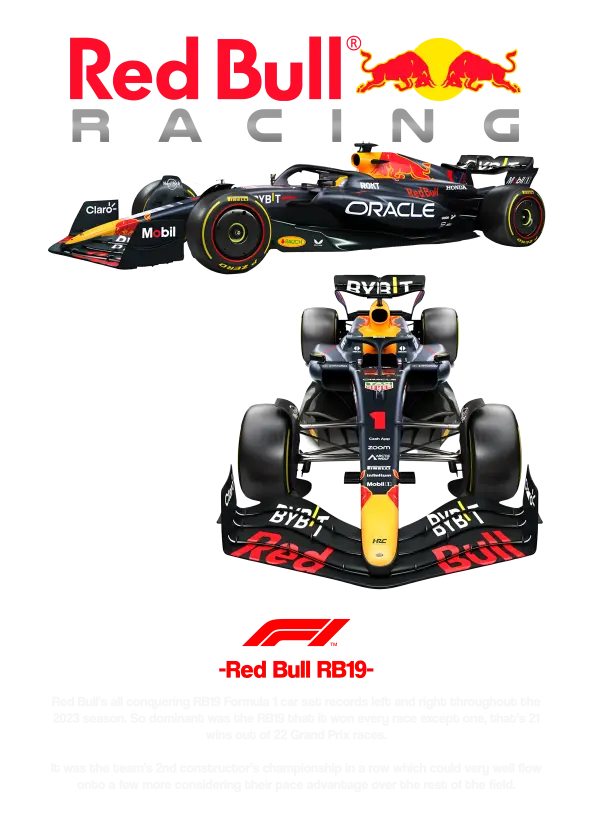 Red Bull RB19 Technical - Black