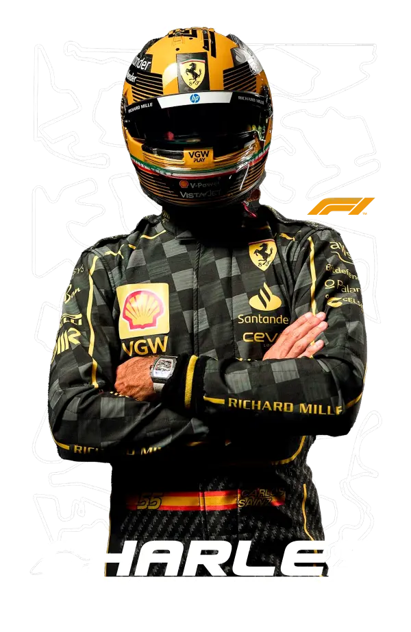 Charles Leclerc Black Gold - Black